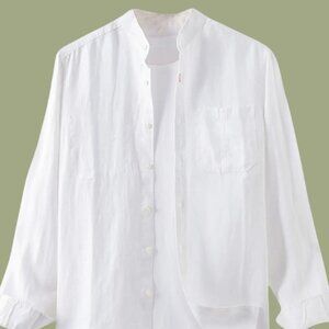 （Brand New）Lightweight Men's Linen Shirt [LINENESE-009]
